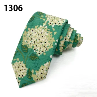 Cotton paisley skinny party neckties new collection tie