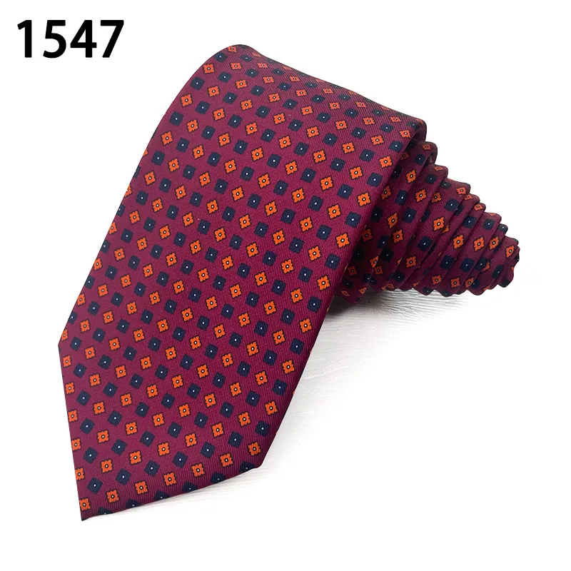 Polyester fashion classic thin necktie