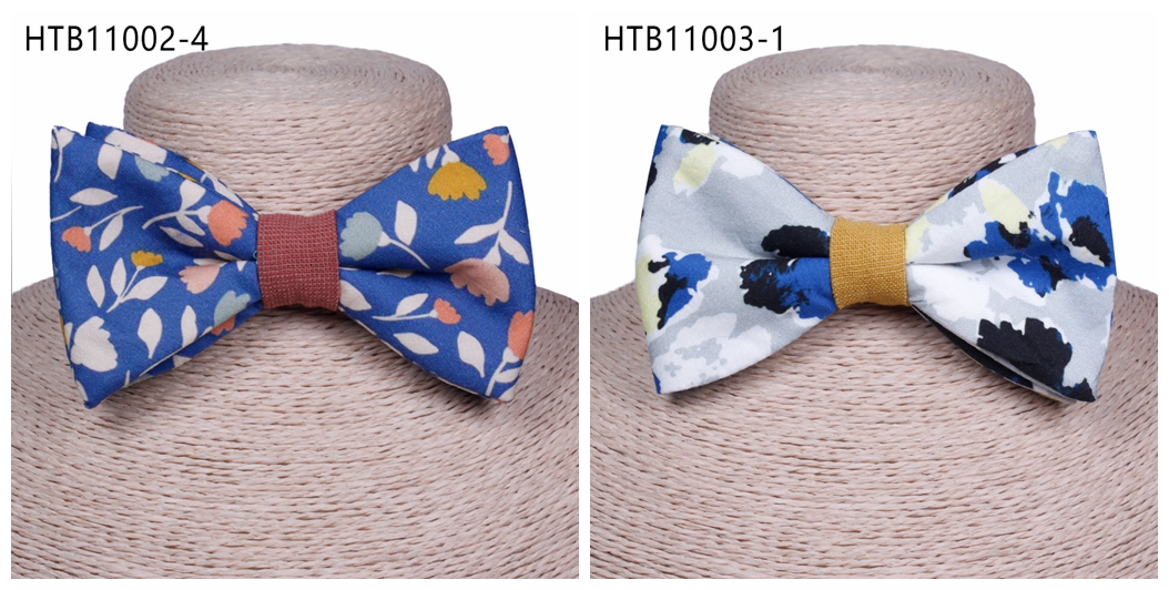 Fashion different designs unique floral bow ties for men