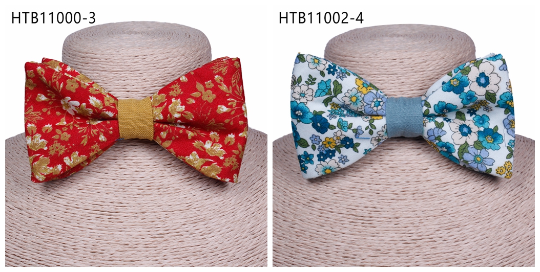 Fashion different designs unique floral bow ties for men