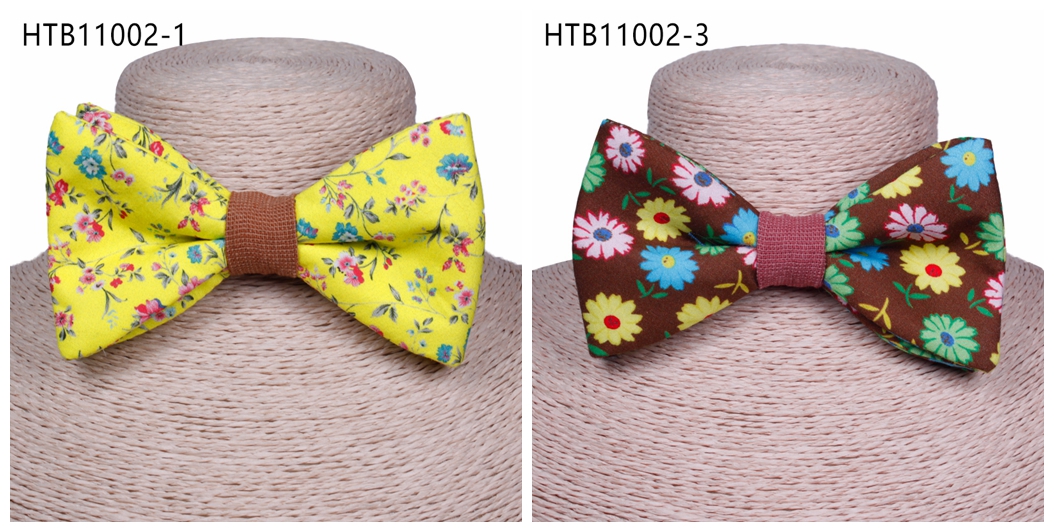 Fashion different designs unique floral bow ties for men