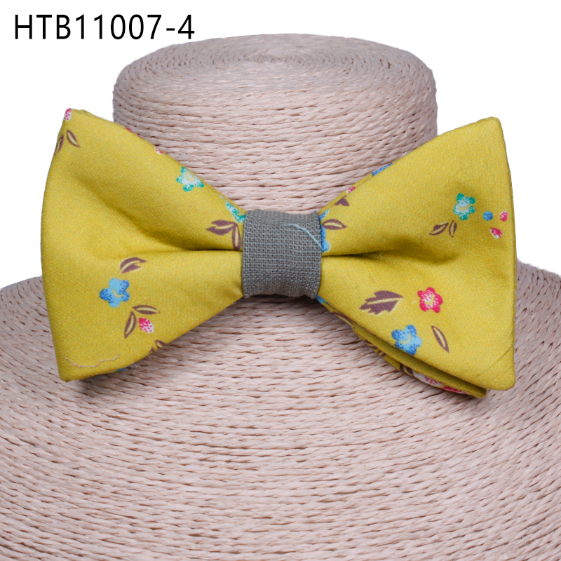 Fashion cotton flowers mens bow ties boys custom wedding