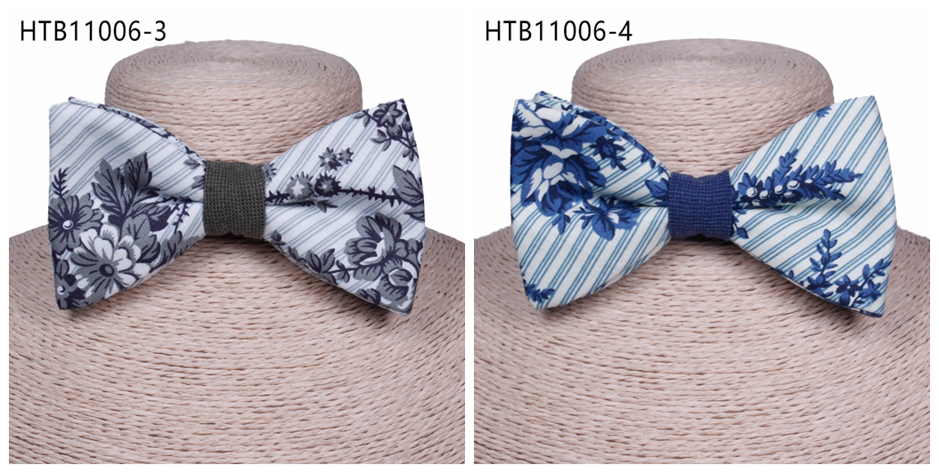 Best selling factory custom cotton floral men bow ties