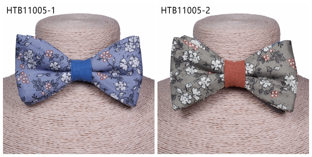 Best selling factory custom cotton floral men bow ties