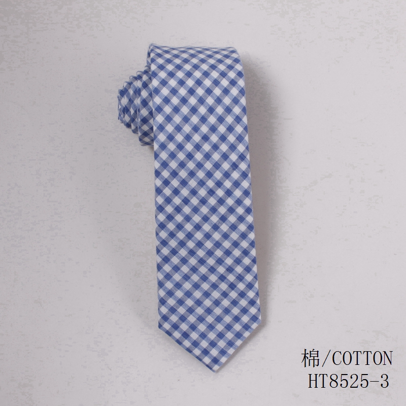 Cotton custom school student style plaid kids boy necktie