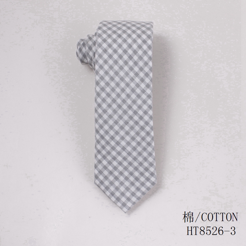 Cotton custom school student style plaid kids boy necktie