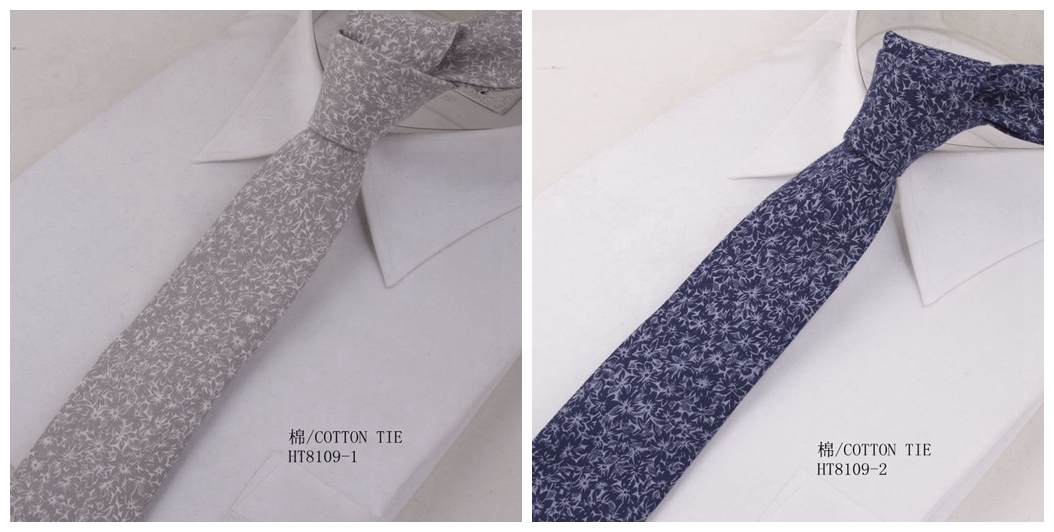 Custom fashion cotton flowers create your own tie