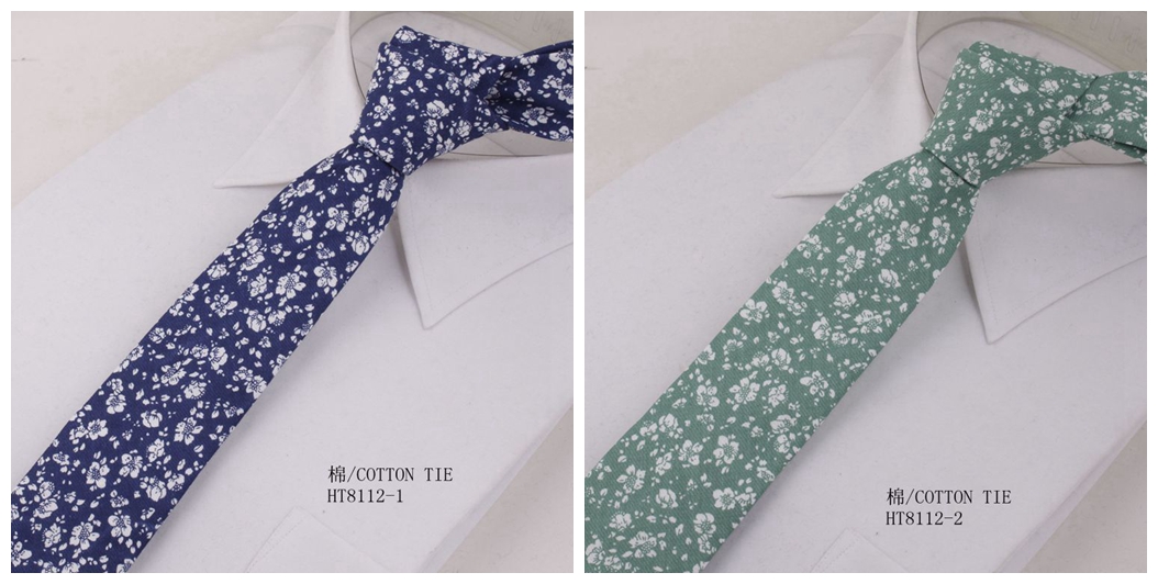 Custom fashion cotton flowers create your own tie