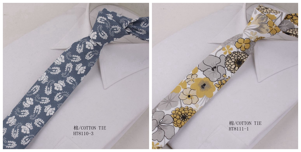 Custom fashion cotton flowers create your own tie