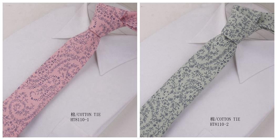 Custom fashion cotton flowers create your own tie