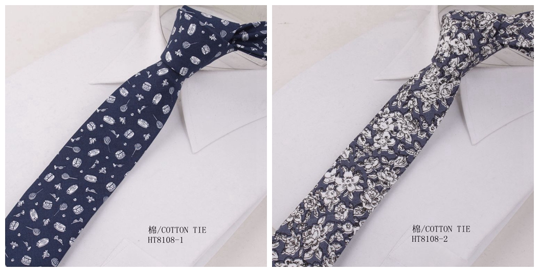 Custom fashion cotton flowers create your own tie