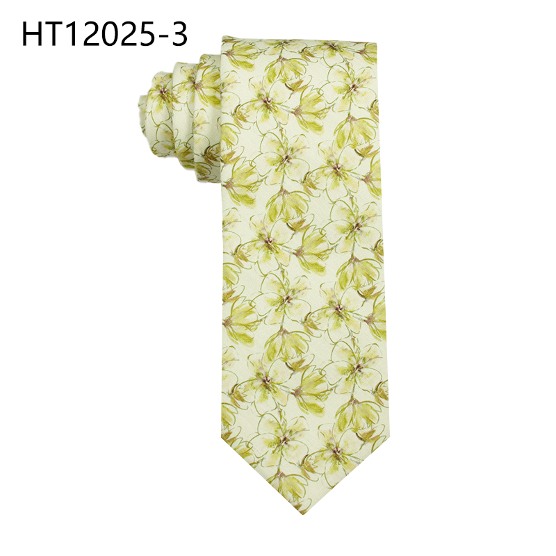 Custom new patterns cotton wedding flower funny neckties