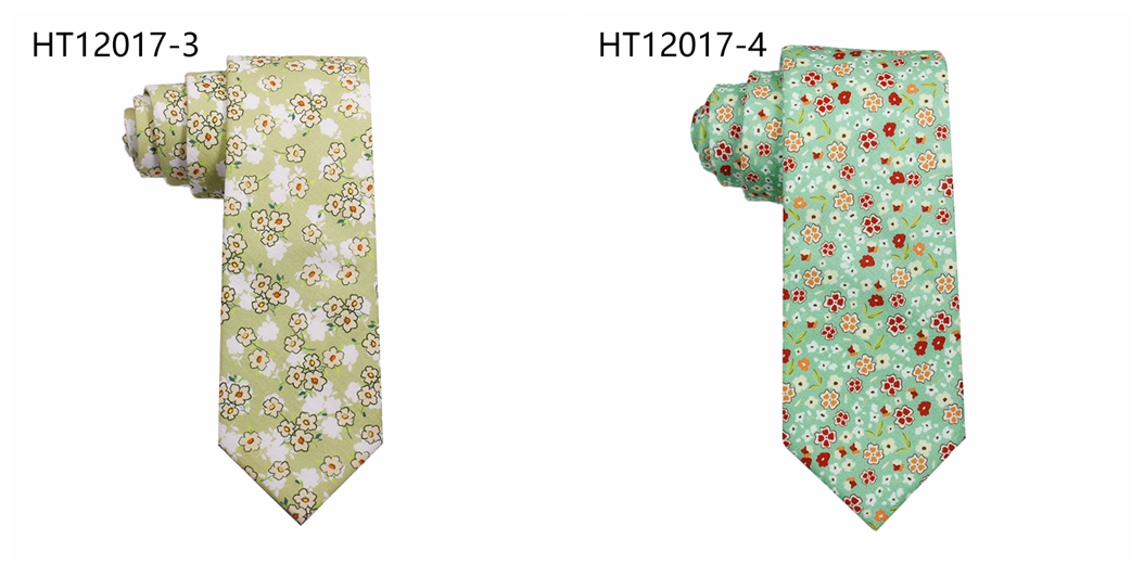 Custom new patterns cotton wedding flower funny neckties