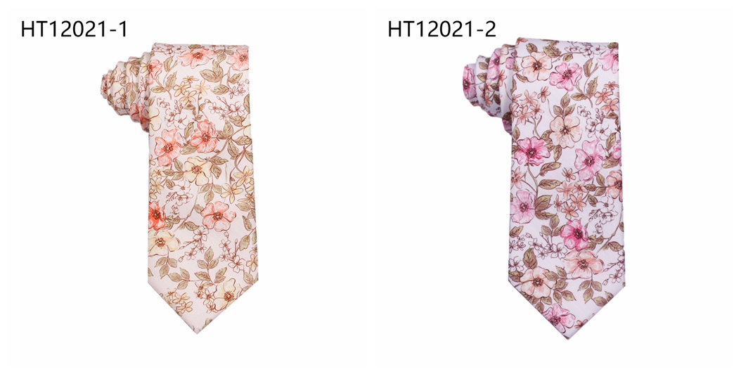 Custom new patterns cotton wedding flower funny neckties