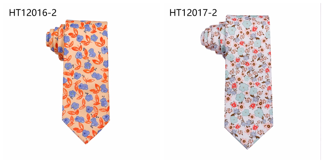 Custom new patterns cotton wedding flower funny neckties