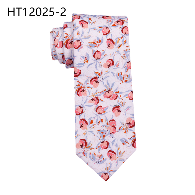 Custom new patterns cotton wedding flower funny neckties