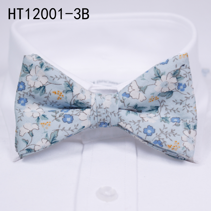 Cotton flowers fashion mens bow ties