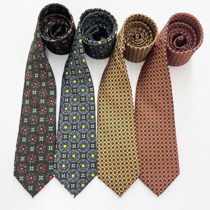 Polyester business mens new printed design men ties