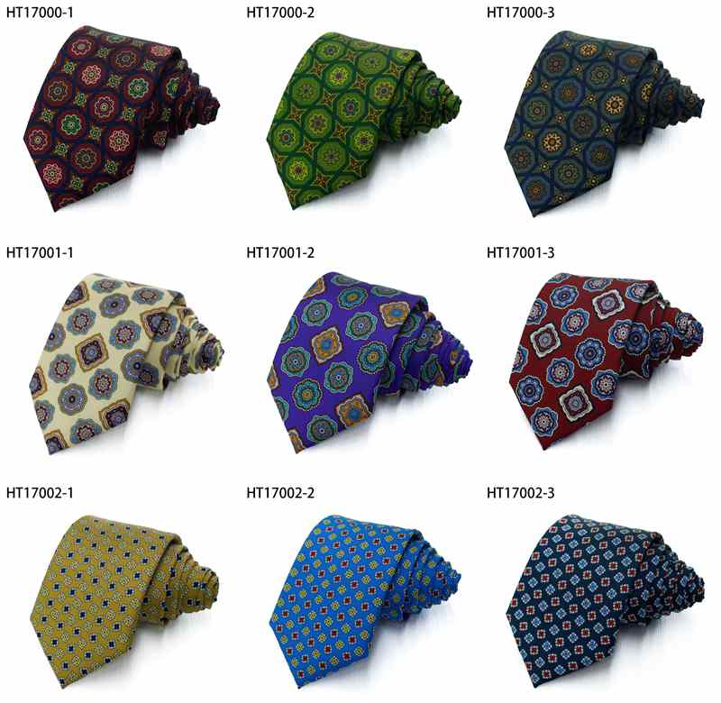 Polyester business mens new printed design men ties