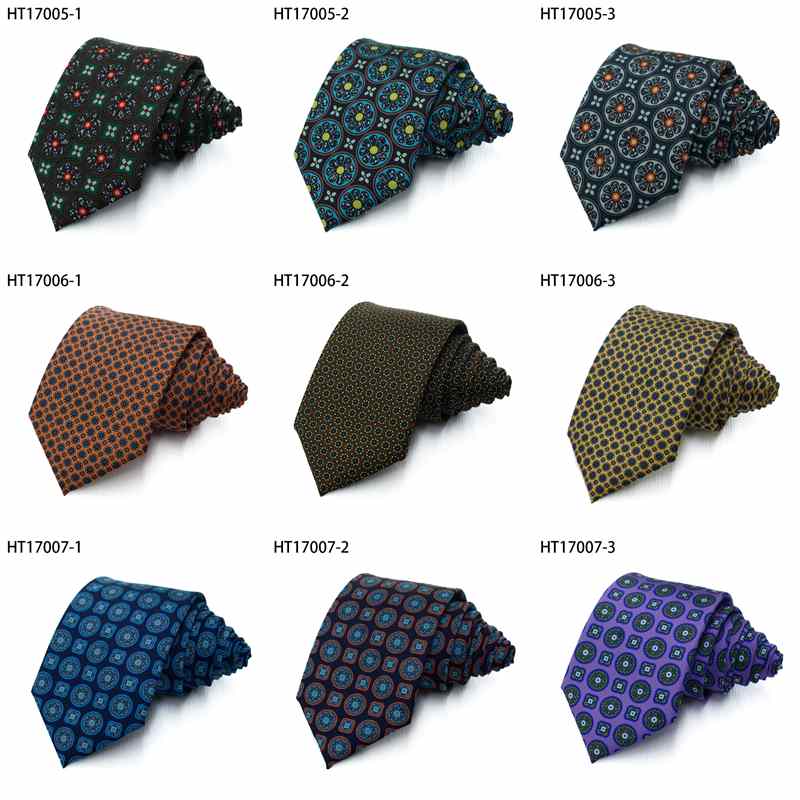 Polyester business mens new printed design men ties