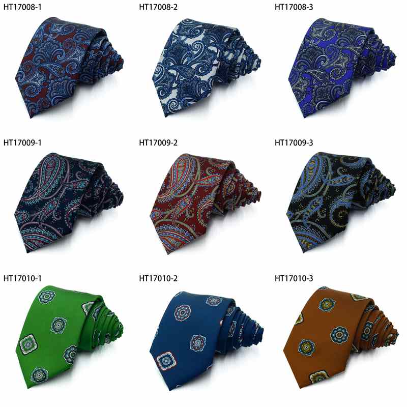 Polyester business mens new printed design men ties