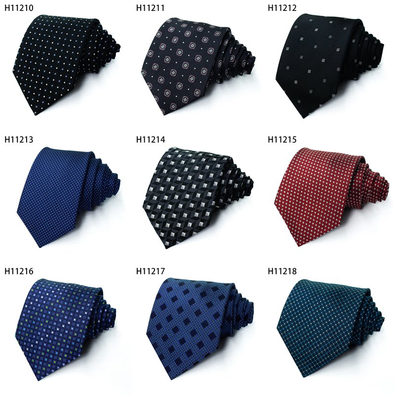 Fashion Neck Ties For Men Business Flowers Style Polyester Woven