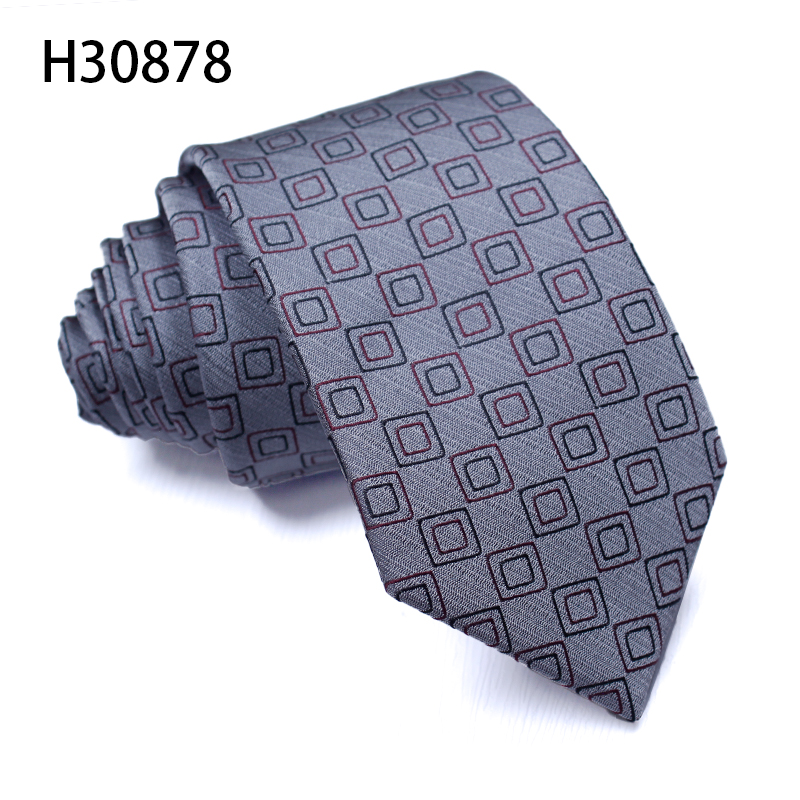 Polyester woven jacquard mens business best ties fashion style