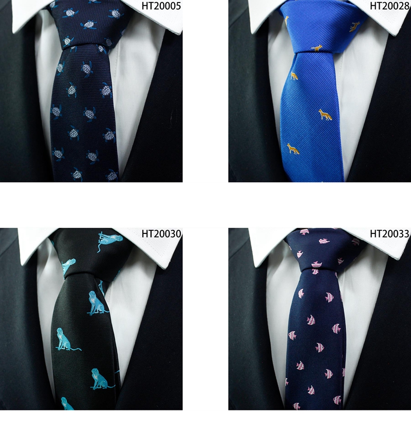 Custom mens fashion casual novelty neckties woven polyester