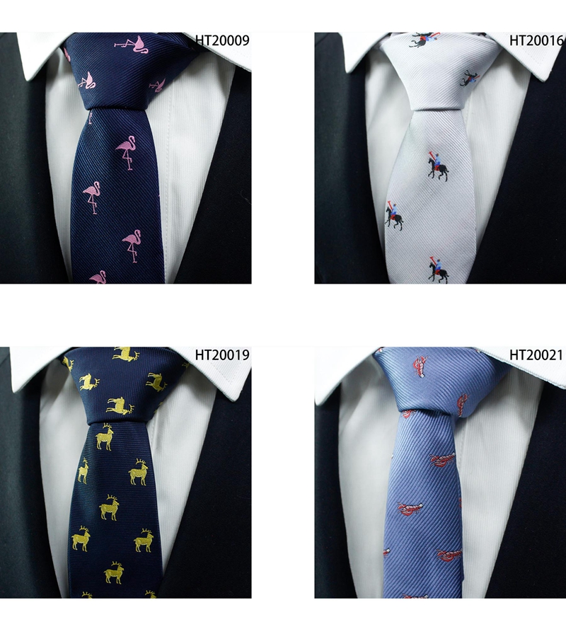 Polyester novelty neckties custom design style