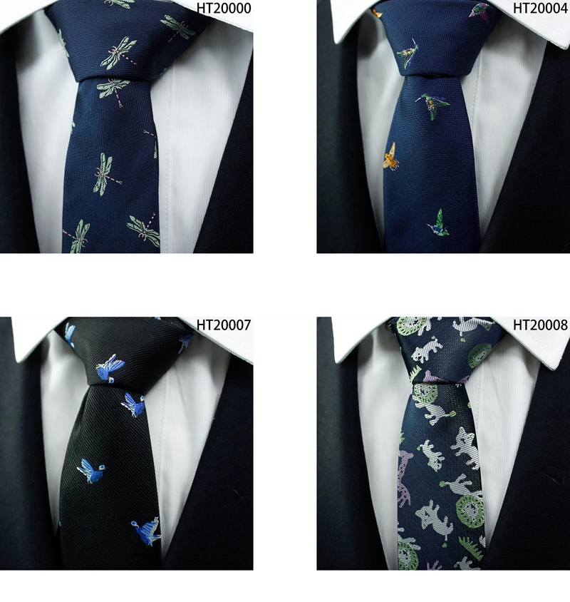 Polyester novelty neckties custom design style