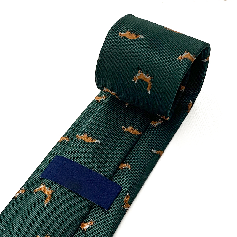 Custom polyester novelty animal neckties fashion classic design