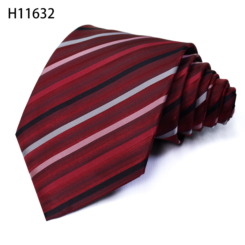 Stripe Mens Silk Woven Neckties Business Gentleman Meeting Tie