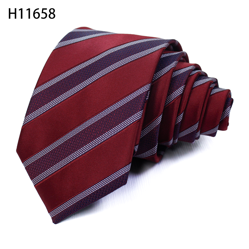 Business Man New Trend Tie Style Silk Woven Neckties Luxury Hot Cravat