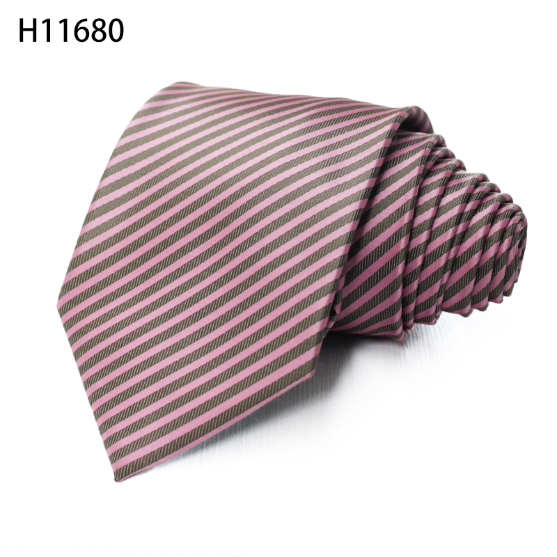 Custom Woven Jacquard Silk Men Slim Fashion Business Designer Tie