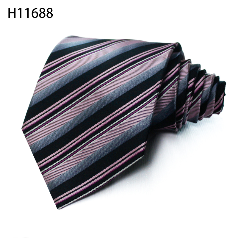 Mens stripe silk mens tie manufacturer woven tie