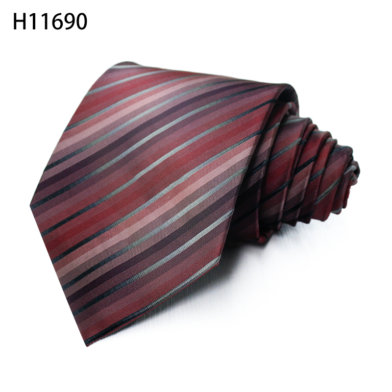 Mens stripe silk mens tie manufacturer woven tie