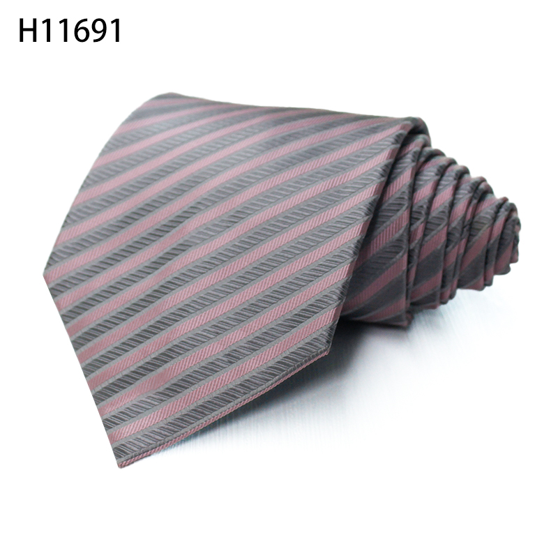 Mens stripe silk mens tie manufacturer woven tie