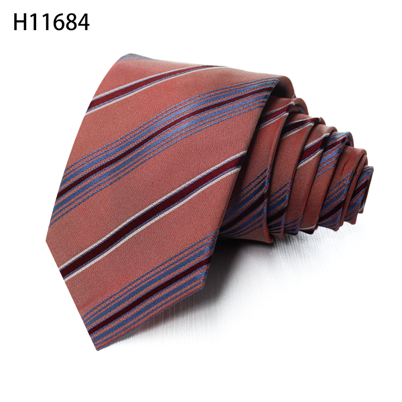 Mens stripe silk mens tie manufacturer woven tie