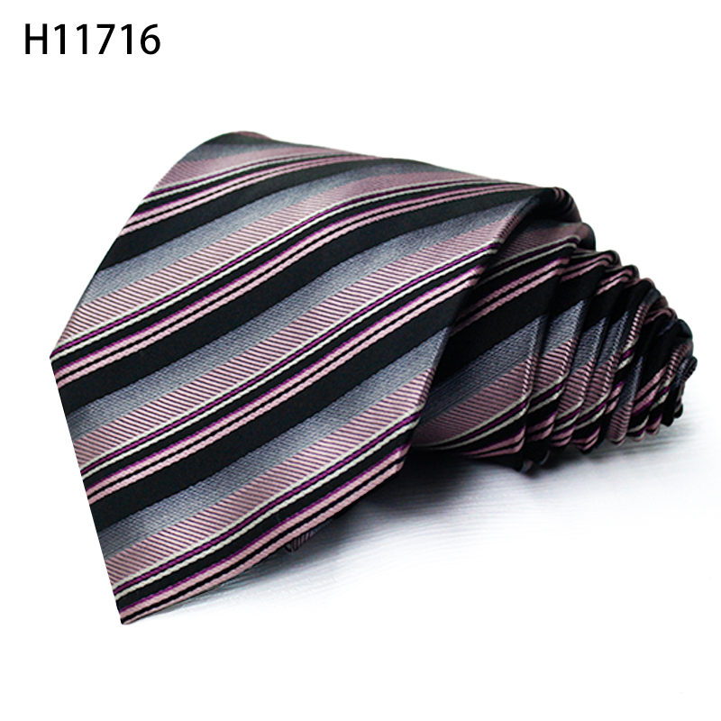 Dream Purple Colors Fashion Woven Jacquard Ties