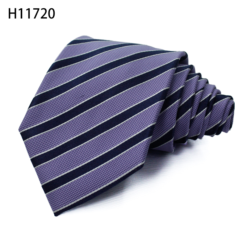 Dream Purple Colors Fashion Woven Jacquard Ties