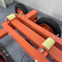 Восьмиколесный прибор для определения плоскостности