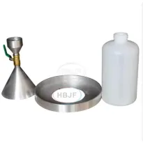 Apparato a cono per la densità della sabbia