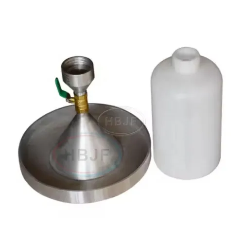 Apparato a cono per la densità della sabbia