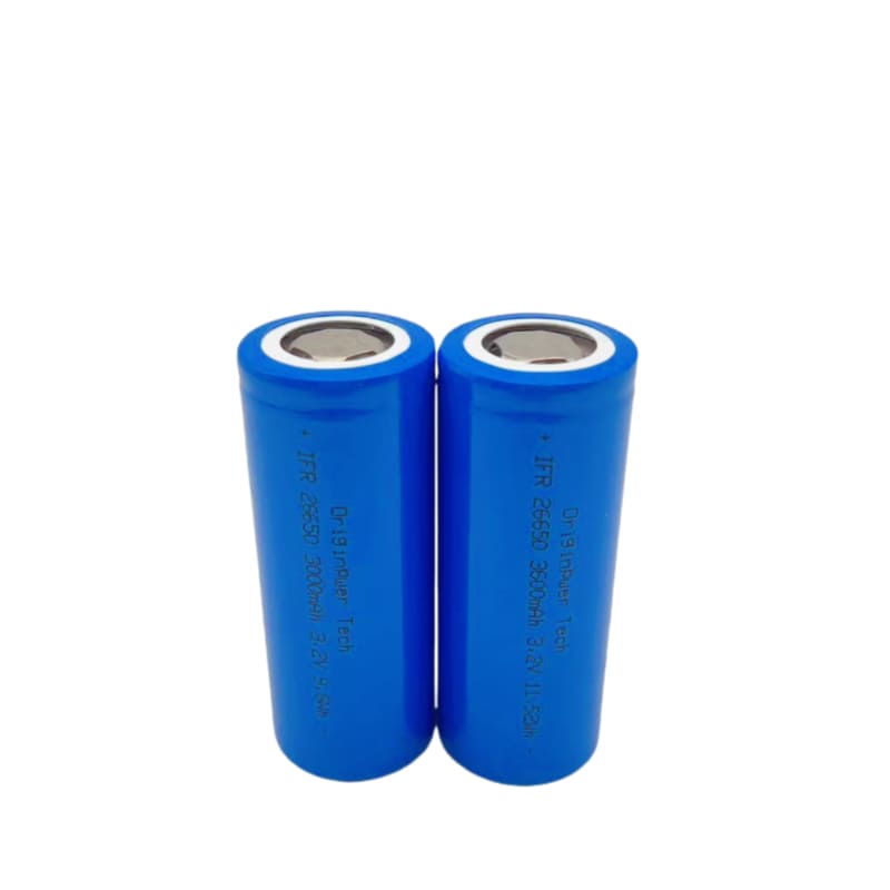 Produttore di batterie LiFePO4 26650 | 3300mAh-4000mAh ad alta capacità e prestazioni alle alte temperature