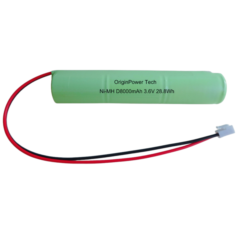 Batteria Ni-Mh D ad alta capacità da 8000 mAh per buone prestazioni a basse temperature