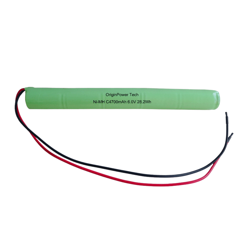 Batteria al nichel-metallo idruro di buona sicurezza C4700mAh 6,0 V con connettore e cavi