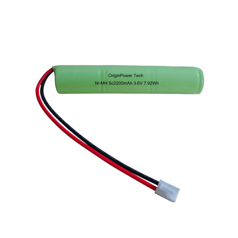 Ni-MH SC2200mAh 3,6 V per batteria per segnali di uscita di emergenza di tipo stick