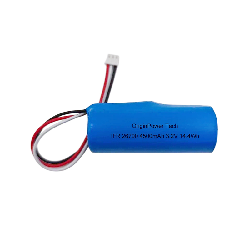 Buone prestazioni di ricarica a lungo termine per la batteria di illuminazione di emergenza Lifepo4 26700 4500 mAh 3,2 V