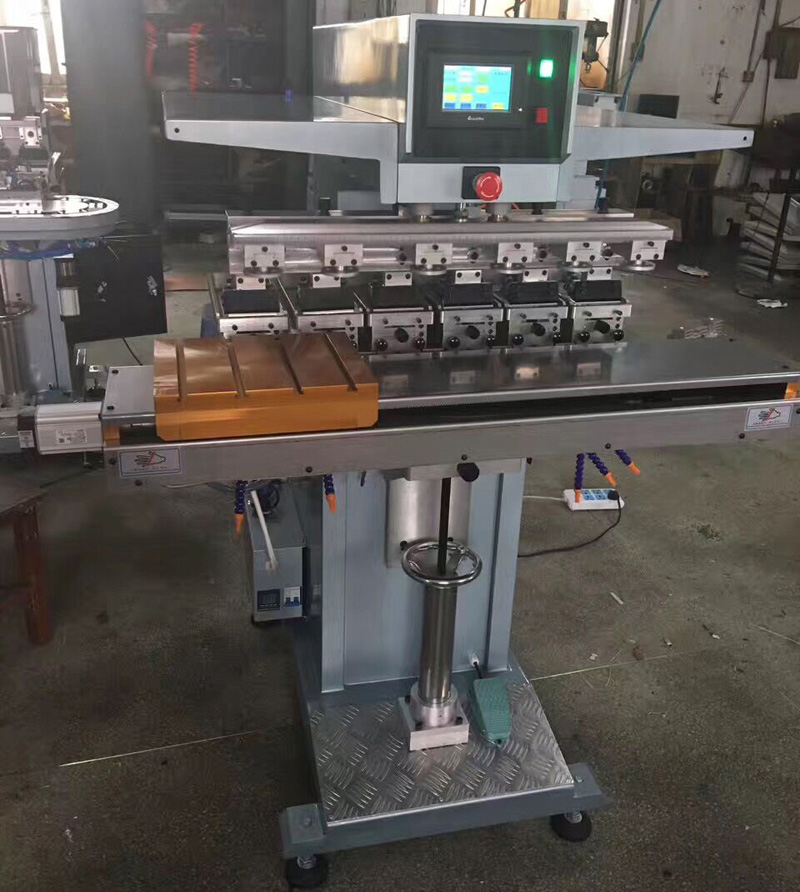 6 Color Pad Printing Machine Open Inkwell, Pad Printing Machines