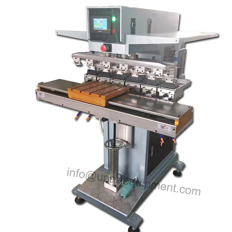 6 Color Pad Printing Machine Open Inkwell, Pad Printing Machines